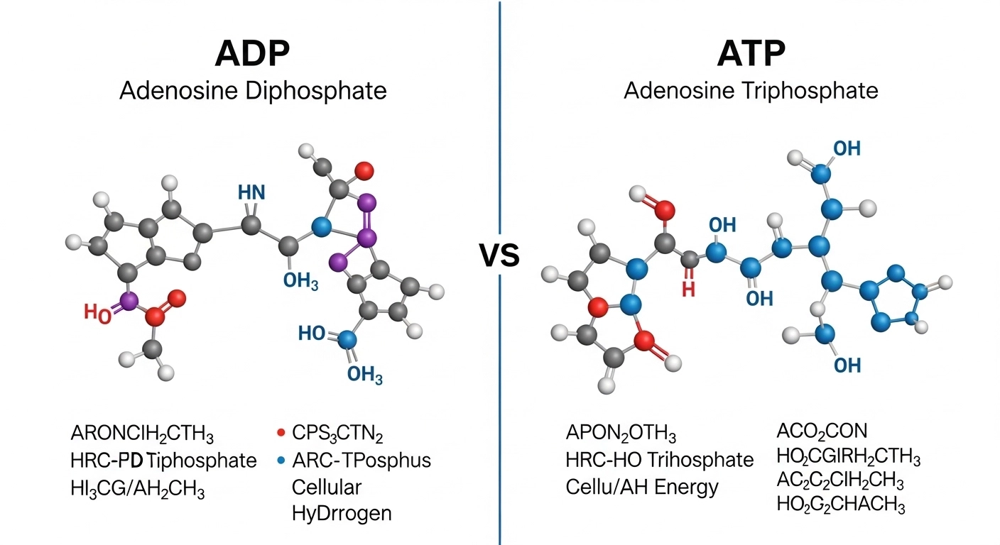 Difference Between ADP and ATP