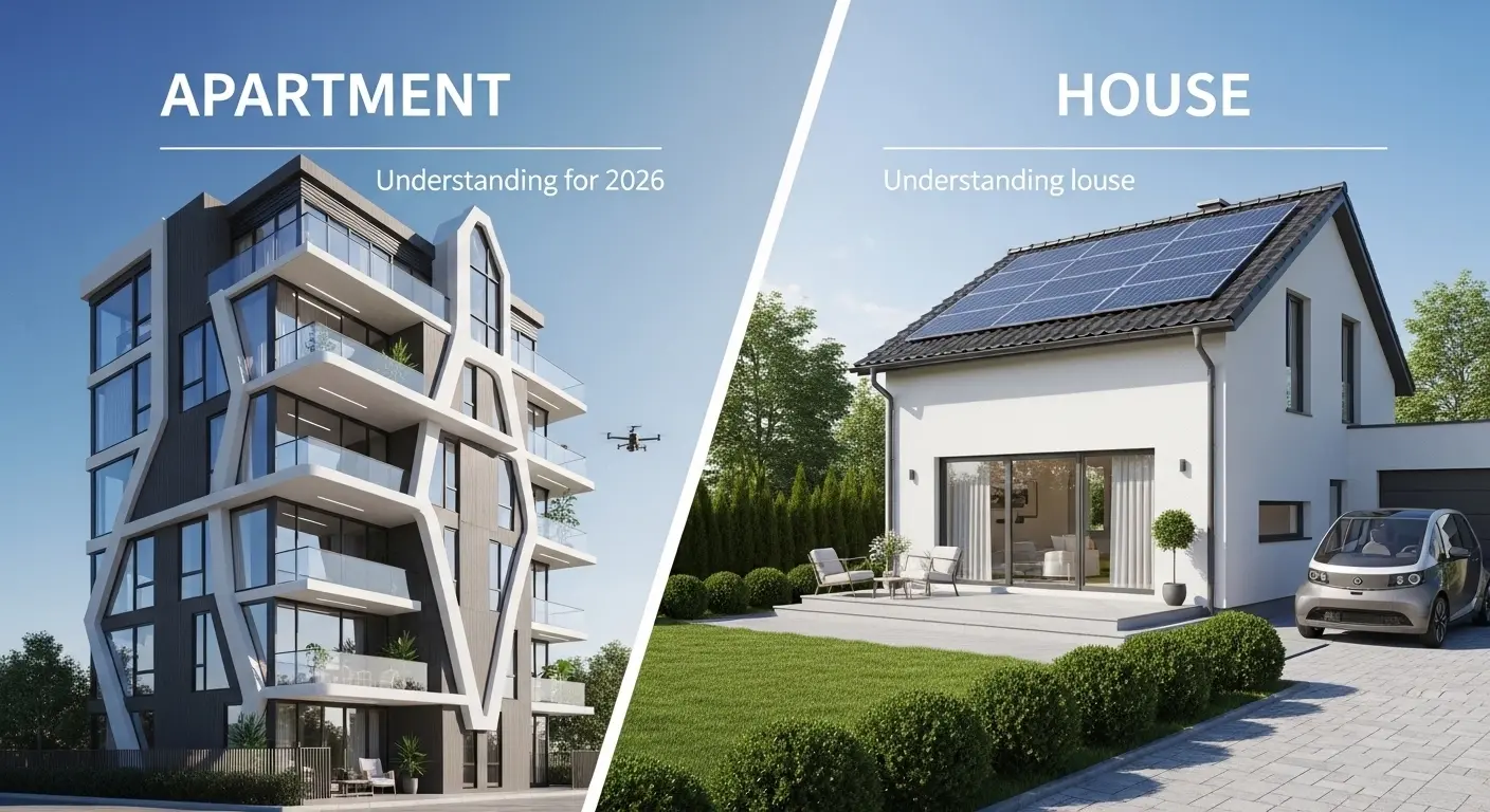 Difference between Apartment and House