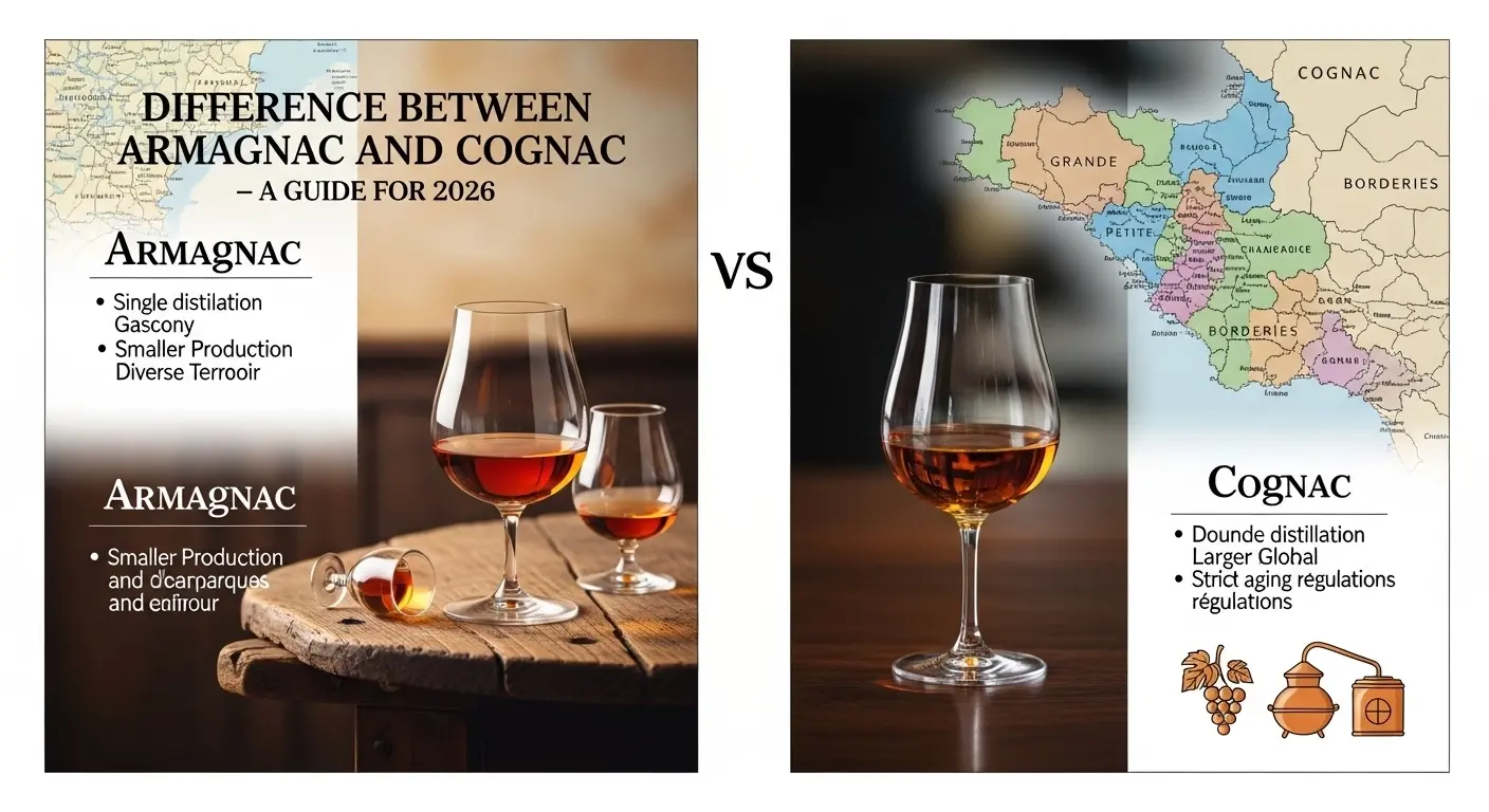 Difference Between Armagnac and Cognac
