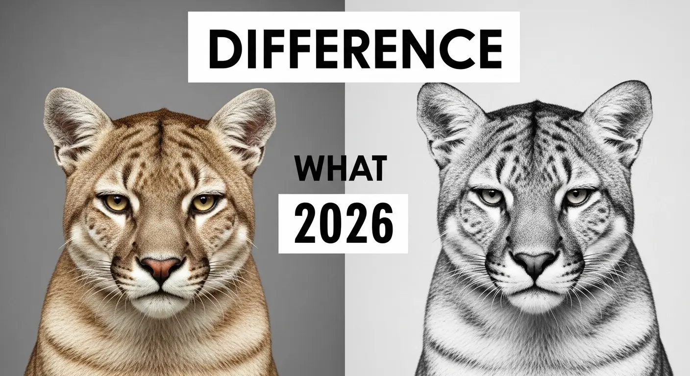 Difference Between Cougar and Puma