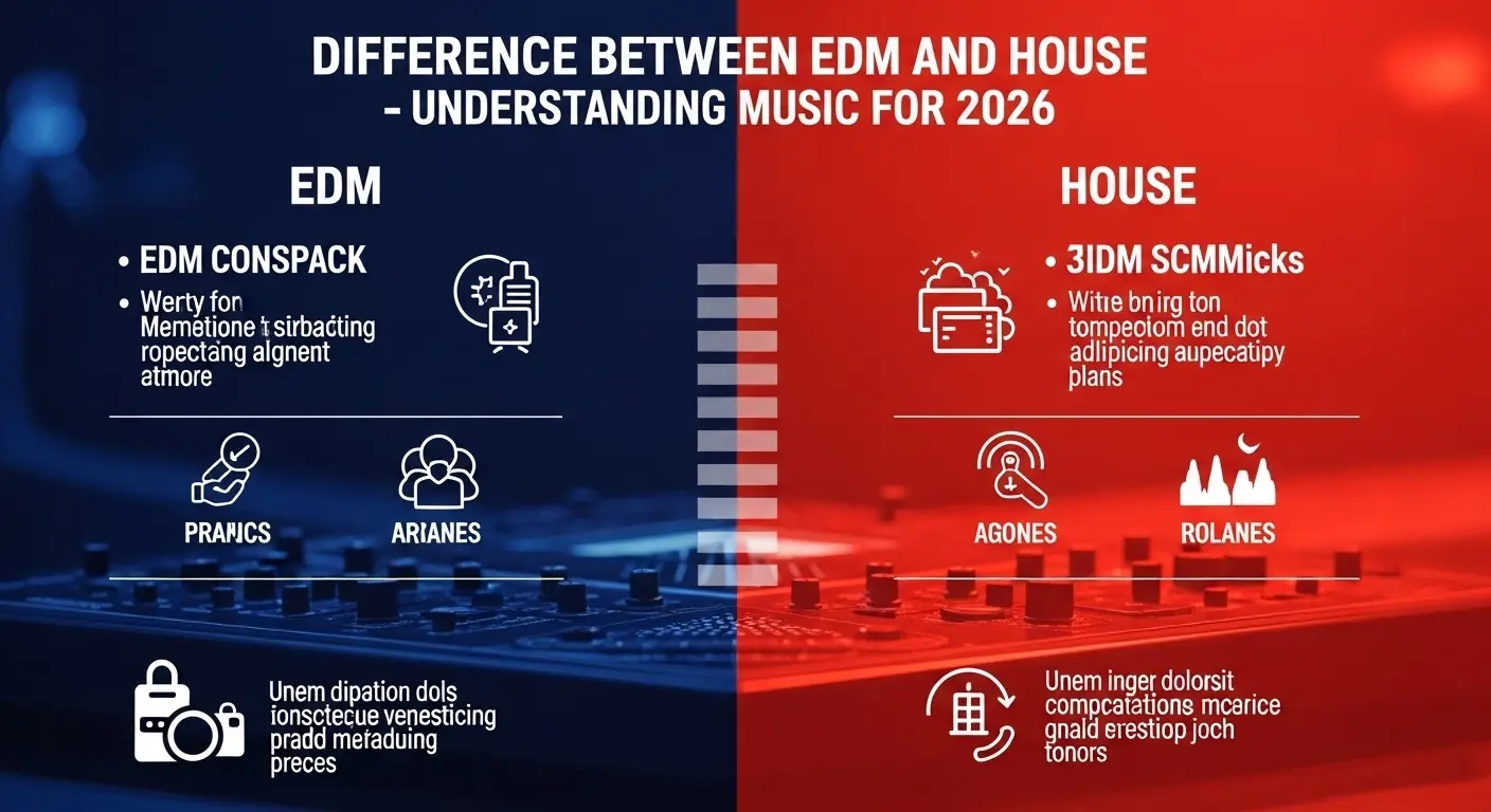 Difference Between EDM and House
