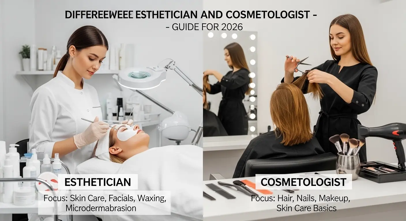 Difference Between Esthetician and Cosmetologist