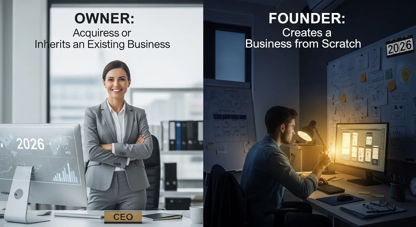 Difference Between Owner and Founder