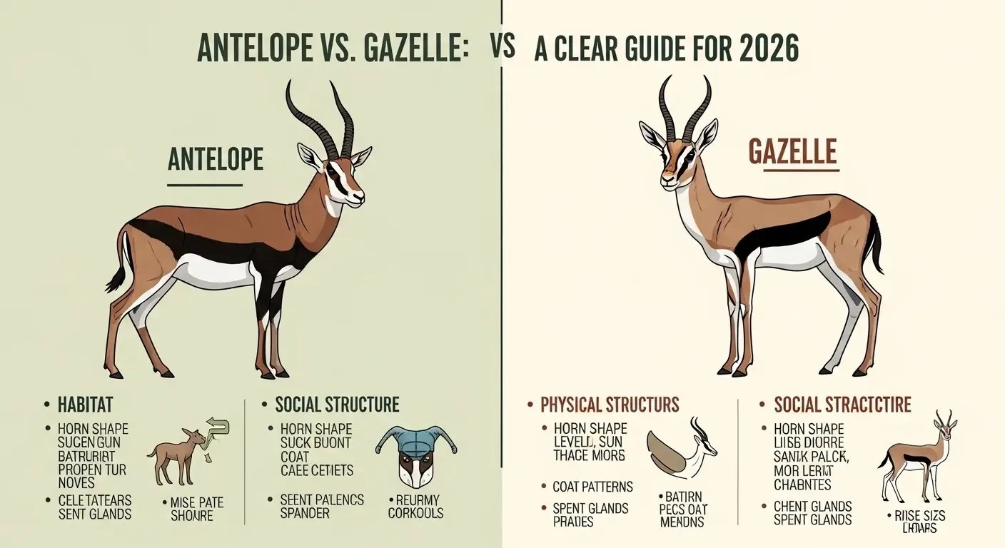 Difference Between Antelope and Gazelle