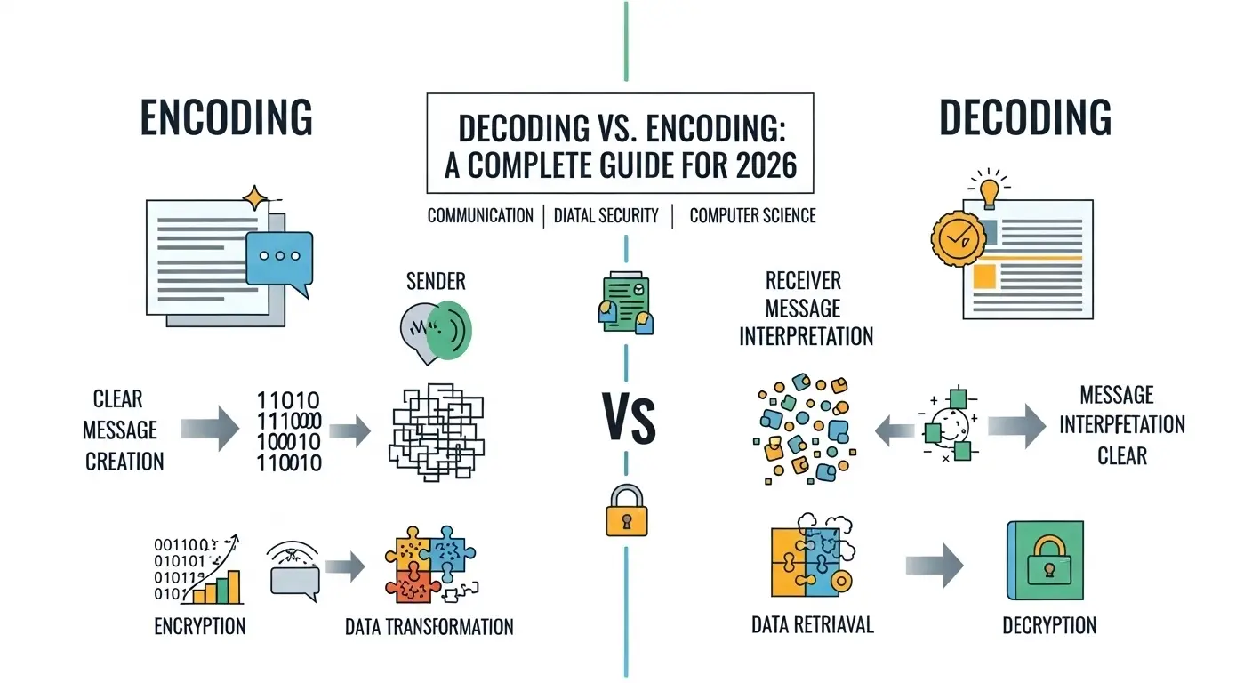 Difference Between Decoding and Encoding
