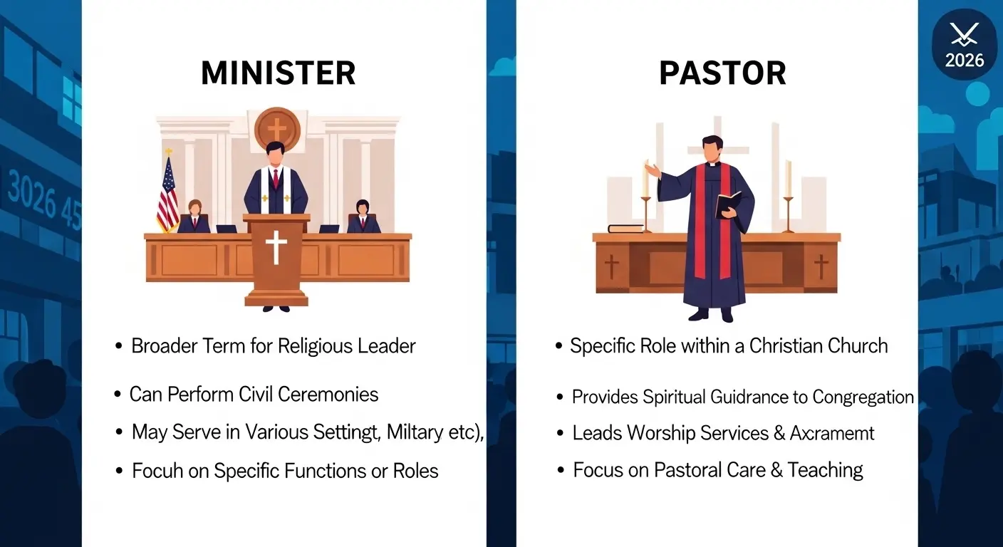 Difference Between Minister and Pastor