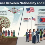 Difference Between Nationality and Citizenship