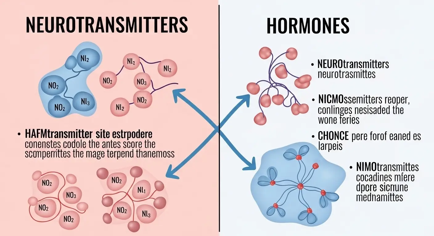 Difference Between Neurotransmitters and Hormones