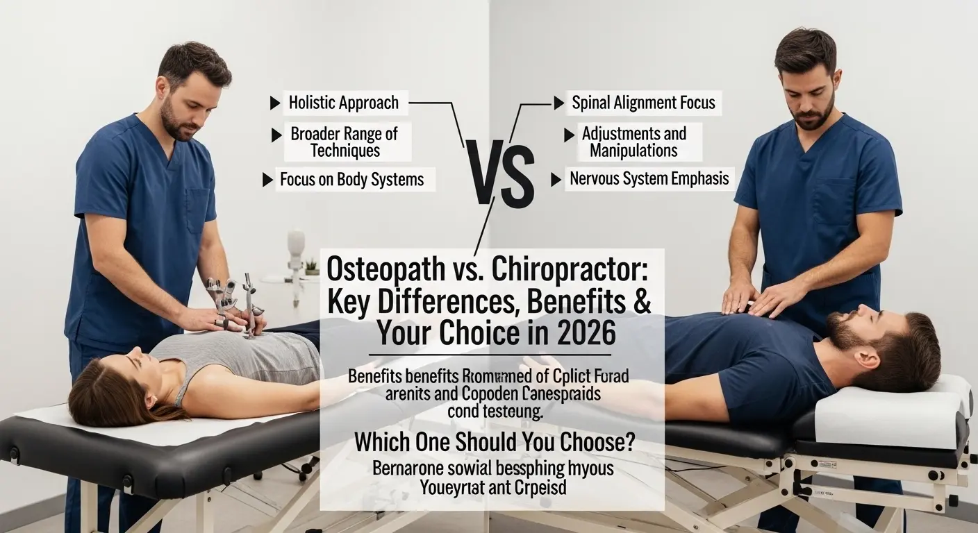 Differences between Osteopath and Chiropractor