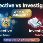 Difference Between Detective and Investigator